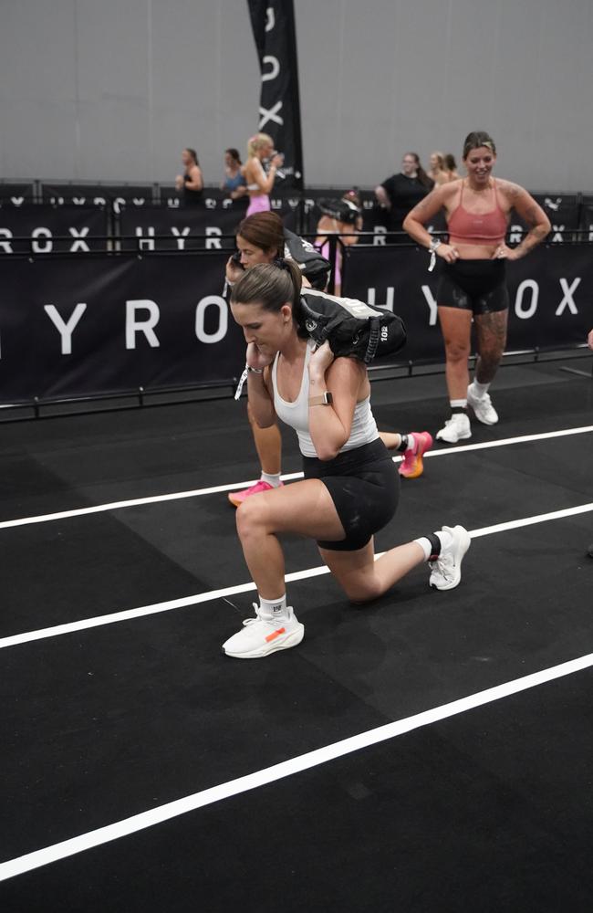 10000 athletes put their fitness to the test in a massive Hyrox competition this weekend (14-15 Dec) at Melbourne Exhibition and Convention Centre. Picture Valeriu Campan