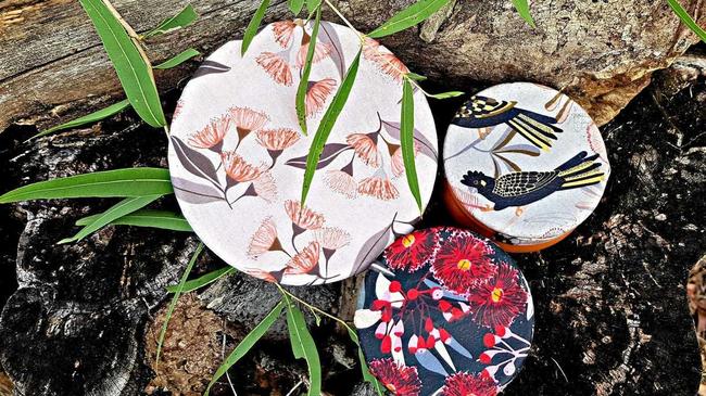 BeeGood Wax Wraps are great for covering bowls or containers. Picture: Contributed