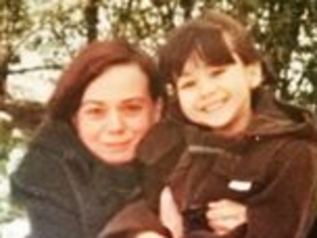 Rosie Ayliffe pictured with a young Mia, in her Facebook profile photo.