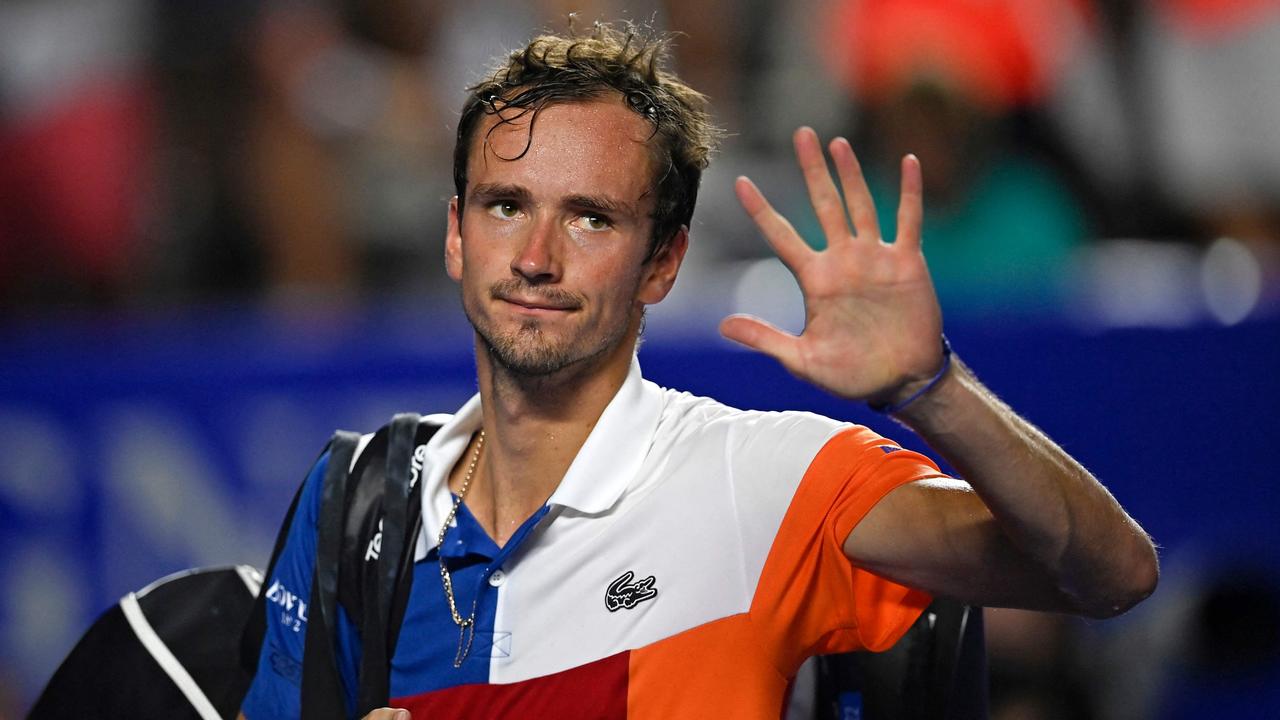 Russia's Daniil Medvedev won’t be allowed to play Wimbledon this year. (Photo by PEDRO PARDO / AFP)