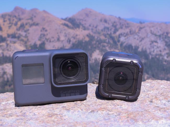 GoPro's HERO5 and Session. Source: Alexandra Cameron.