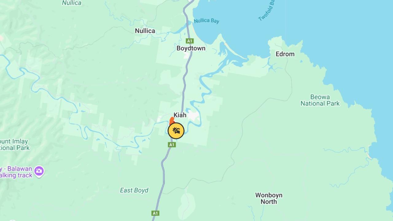 The site of the crash at Kiah, south of Eden on the NSW far south coast. Picture: Supplied.