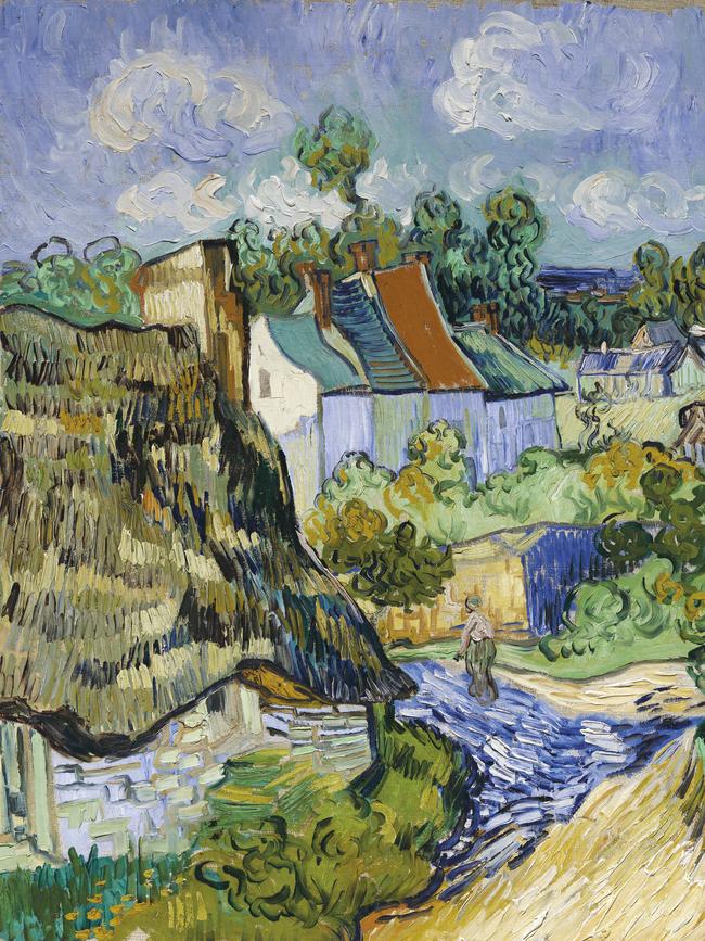 Vincent van Gogh’s Houses at Auvers (1890), Museum of Fine Arts, Boston