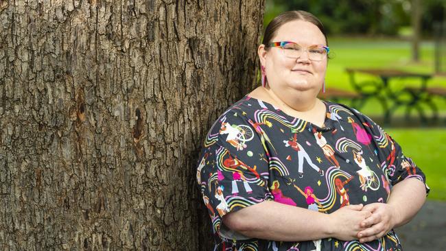 BE KIND: Toowoomba’s Nadia Brady identifies as a queer, non-binary person and has shared her powerful story. Picture: Kevin Farmer