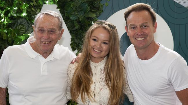 Terence, Jemma and Jason Donovan.