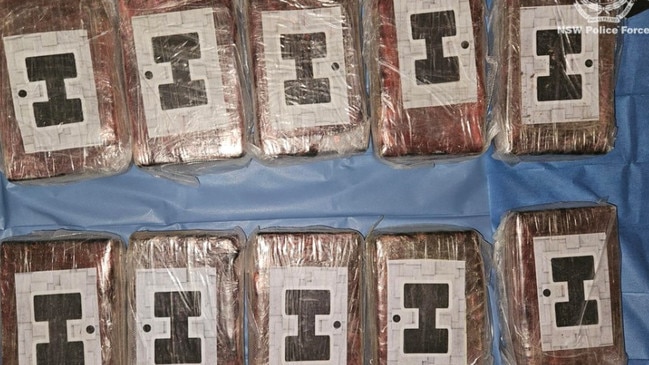 Over $9 million worth of cocaine and MDMA confiscated during a police operation. Picture: NSW Police