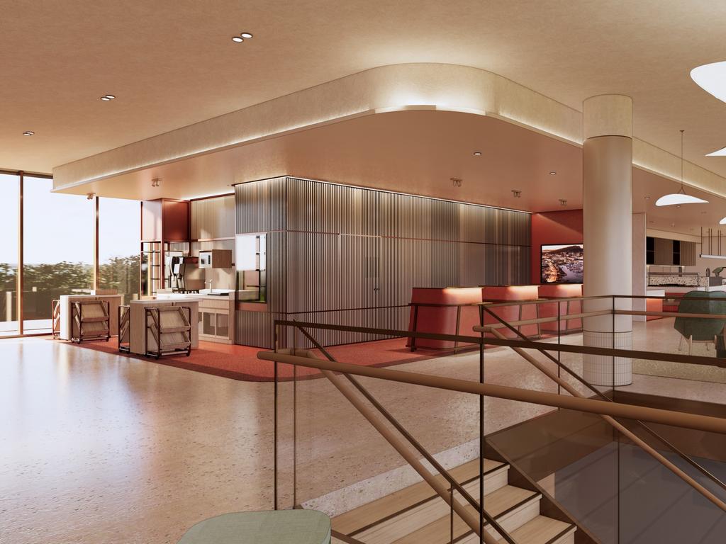 Interior render of the Hilton Garden Inn Townsville. Picture: HHNQ.