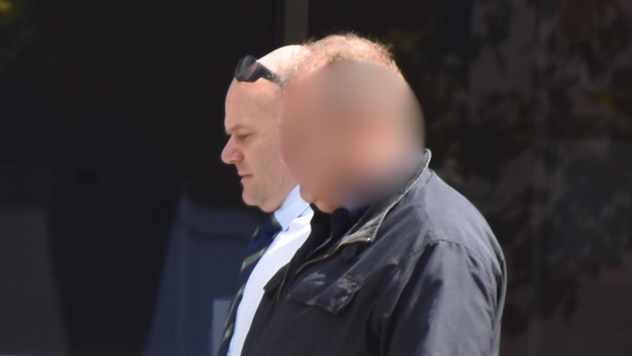 Senior Constable Andre Thaler leaving the Toowoomba Magistrates Court on Tuesday, April 4, 2024. Picture: News Regional media