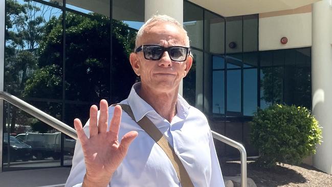 Hunter Lord Gray leaves Maroochydore Magistrate Court.