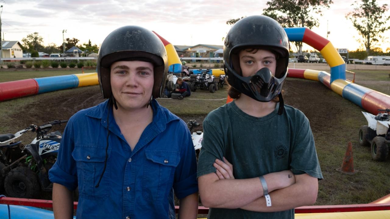 Dylan and Cooper at the Gympie Show, Thursday May 18, 2023 Picture: Christine Schindler