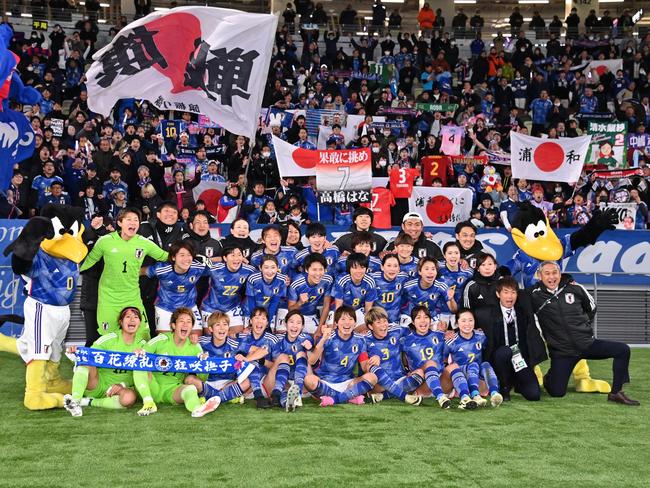 Japan are the Matildas’ most likely opponents if they top their group. Picture: Kenta Harada/Getty Images