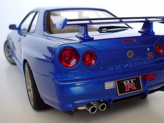 DT NEWS...WEB GRAB ... generic pics of a Tamiya SCALE MODEL of a Nissan Skyline GTR R34    ,same model as the one involved in a fatal crash at Wyoming 22-11-04