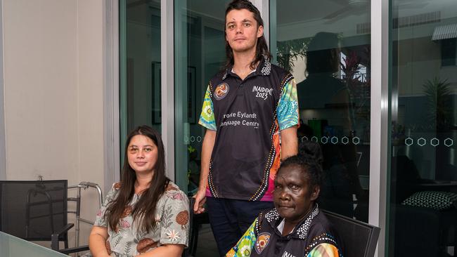 Karla Zuluaga, Thomas Bott and Betty Wurrawilya were on board the charter flight that crashed on Groote Eylandt in mid-June. Picture: Pema Tamang Pakhrin