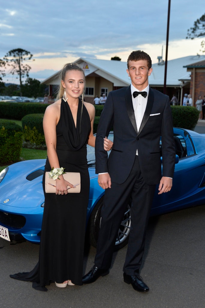 Nalarni Pomfret and Mitchell Staib at Concordia formal at Redlands campus, Thursday, November 16, 2017. Picture: Kevin Farmer