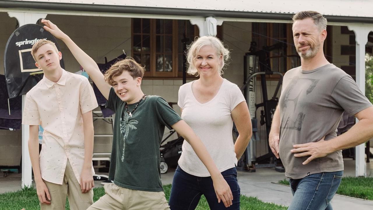 Jody Allen and her family in 2020. Photo: Bambi Gosbell