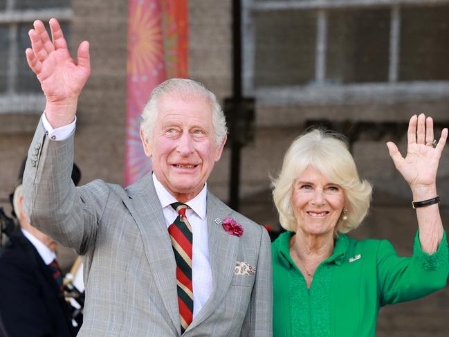 King Charles III and Queen Camilla attend a Celebration of Culture in Armagh, Northern Ireland, last week. Picture: Chris Jackson/Getty Images