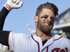 Video: Harper smashes 100th homer in style