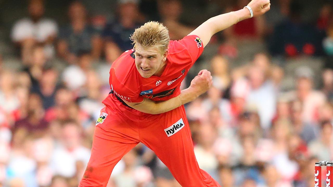 Will Sutherland bowled three overs in Melbourne Renegades’ loss to Adelaide Strikers.
