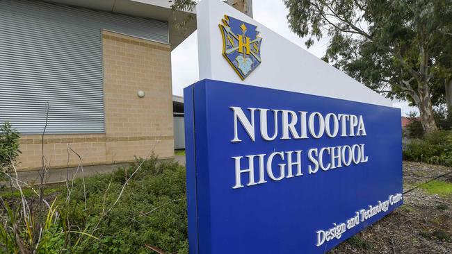 Nuriootpa High School. Picture: Roy VanDerVegt