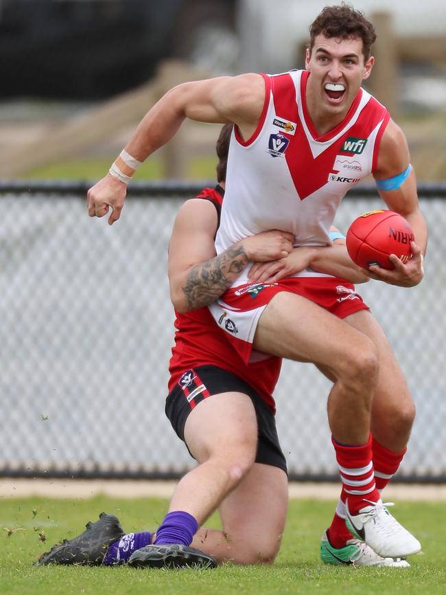 Former Carlton player Tom Williamson has returned to his original club Ararat this season.