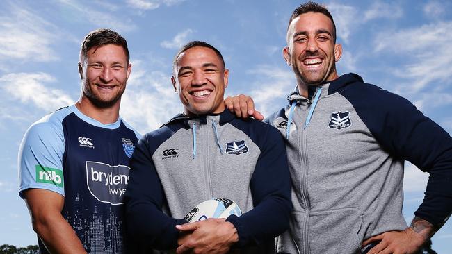 Tariq Sims, Tyson Frizell and Paul Vaughan are determined their Origin mark.