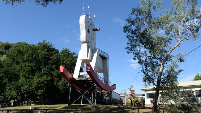 Head to the Hills to see the Giant Rocking Horse at Gumeracha among the fabulous village towns. Picture: Campbell Brodie