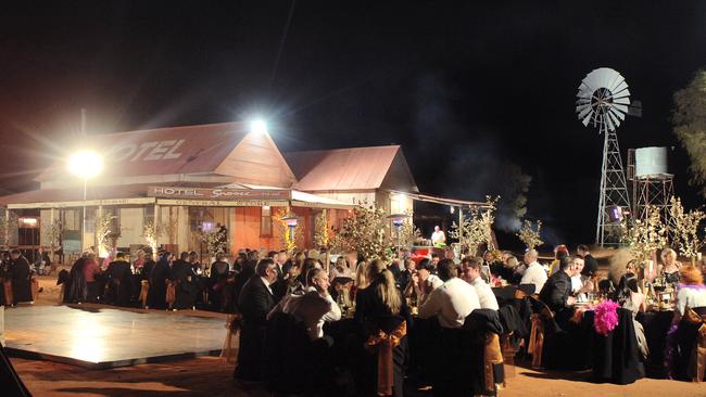 Ooraminna Station Homestead on a busy night, the venue usually hosts a wide range of tourists due to its destination on a station and historical filmset. Picture: supplied