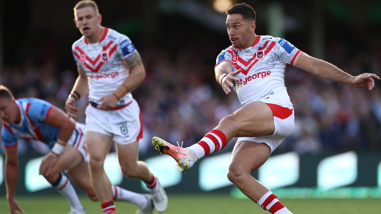 St George Illawarra five-eighth Corey Norman says the Dragons were ‘terrible’ with the ball. Picture: Cameron Spencer/Getty Images