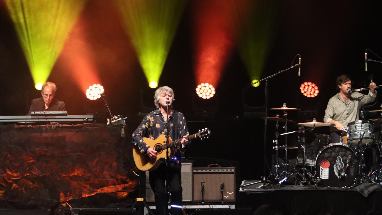 Crowded House perform at Townsville Entertainment Centre. Nov 3, 2022. Picture: Craig Herbert