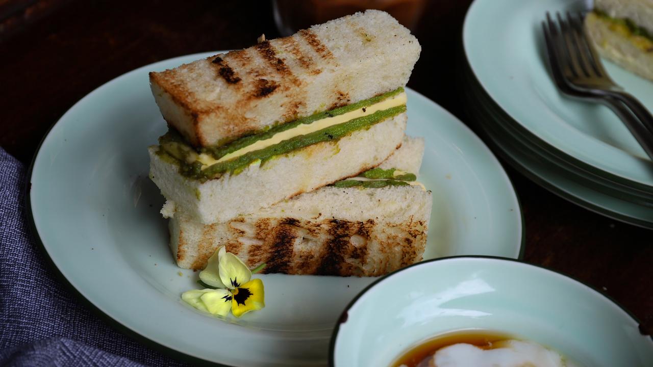 Kaya Toast breakfast. Picture: Jenifer Jagielski