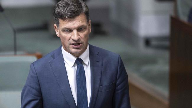 Angus Taylor during Question Time in the House of Representatives. Picture: NCA NewsWire/Gary Ramage.