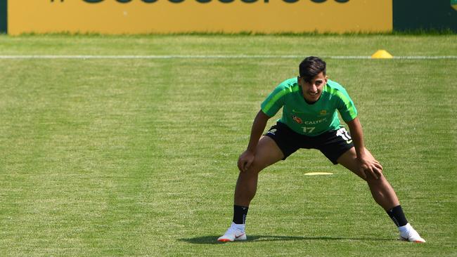 Australia's Daniel Arzani is on loan at Celtic