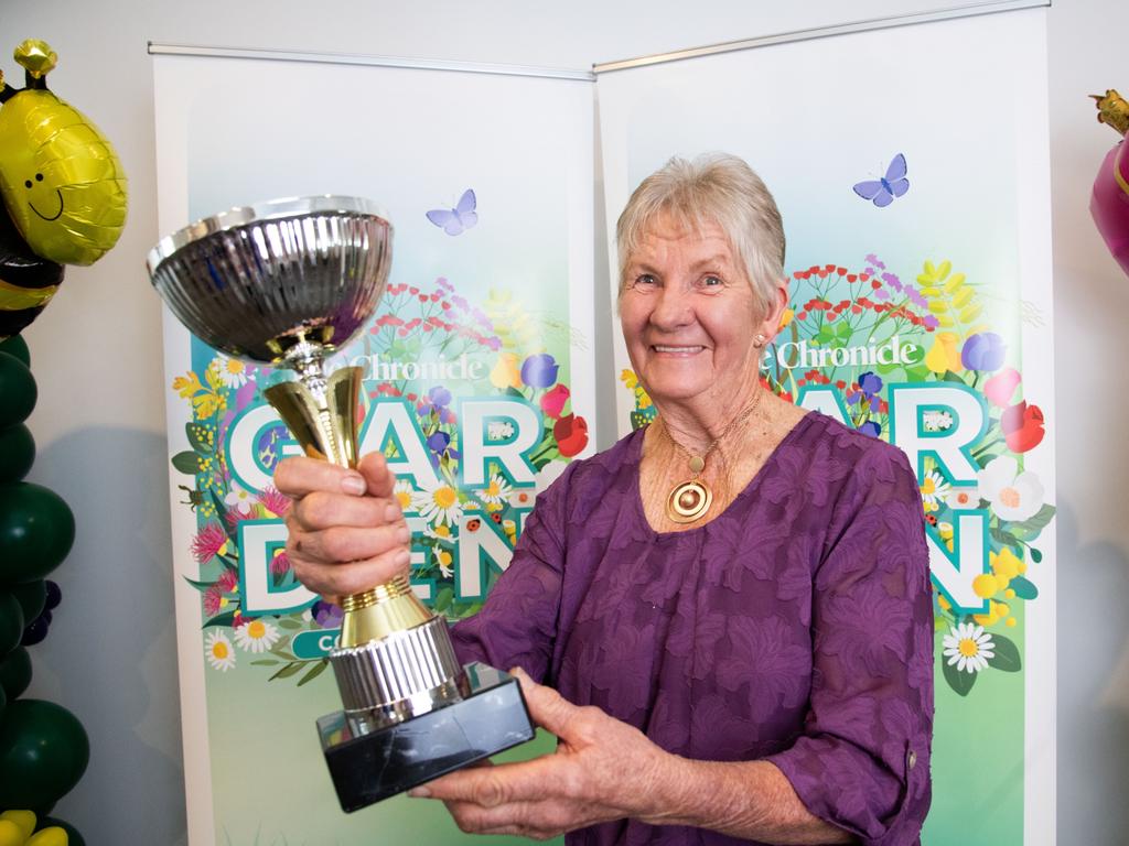 Reserve Grand Champion for Regional, Shirley Mundt, Westbrook.Chronicle Garden Competition, awards presentation at Oaks Toowoomba Hotel.Thursday September 14, 2 023