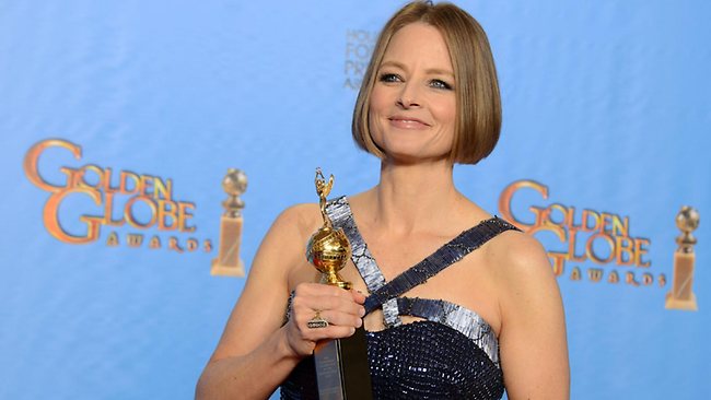 Jodie Foster was presented with the Cecil B. DeMille Award for outstanding contribution to the entertainment field.