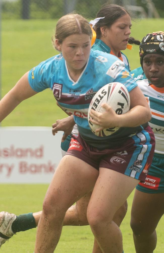 Takiyah Sweet Mackay Cutters vs Northen Pride Harvey Norman U17's Saturday 15 February 2025 Picture:Michaela Harlow