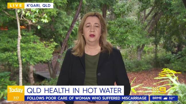 Annastacia Palaszczuk boldly discloses personal miscarriage experience (The Today Show)