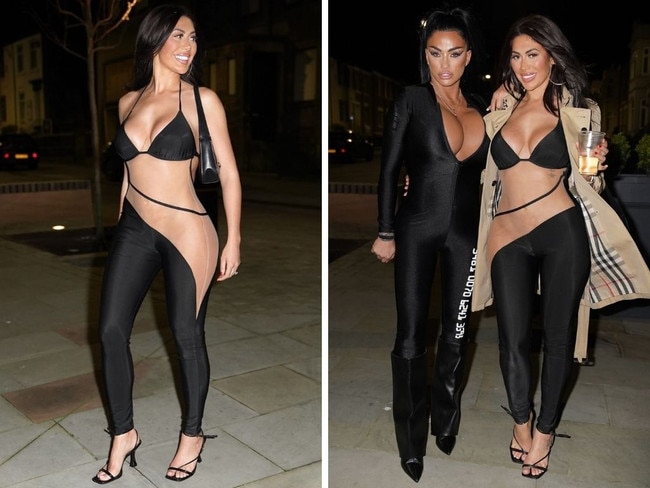 Reality star steps out in daring sheer outfit