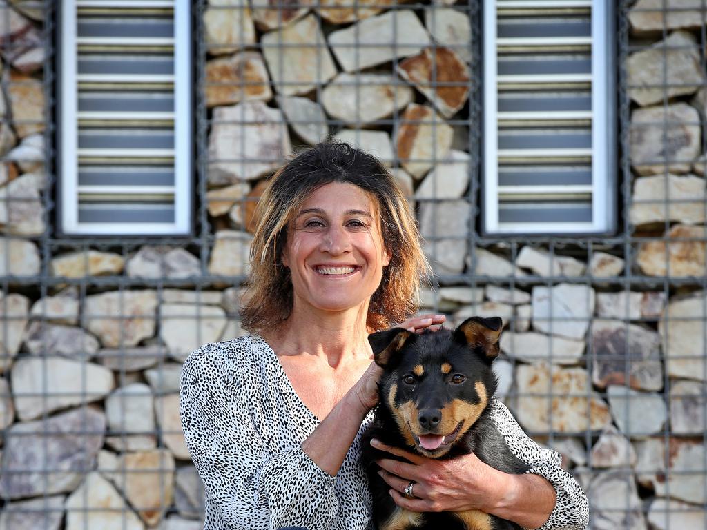 SMARTdaily’s vet columnist Dr Magdoline Awad with Blue the kelpie. Picture: Toby Zerna