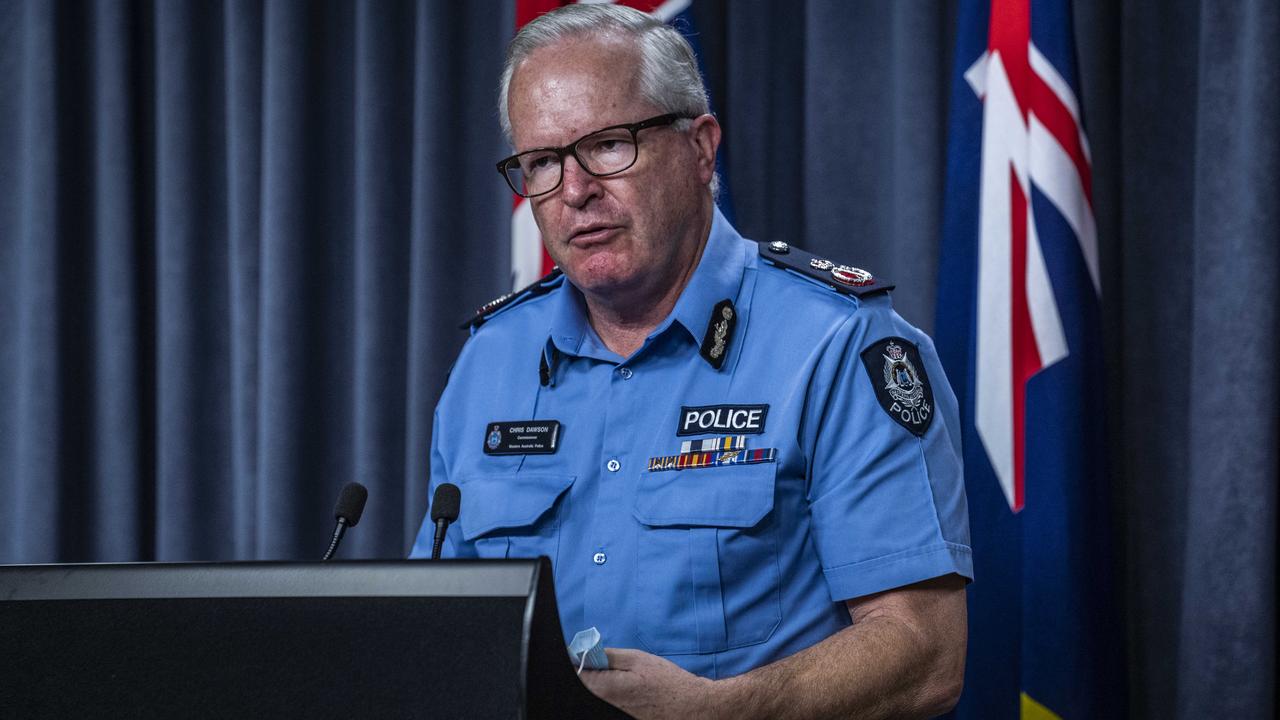 WA Police Commissioner Chris Dawson has addressed the Perth Covid scare. Picture: NCA NewsWire