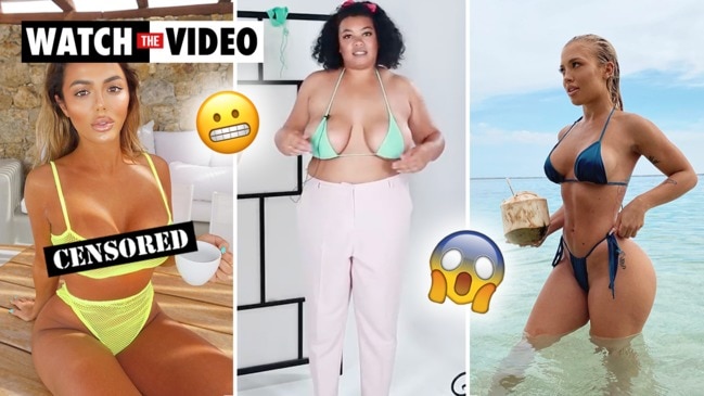 Bikini that 'censors' nipples causes a stir online