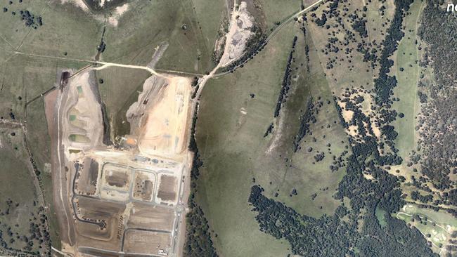 Aerial image of Pimpama taken in November 2011. Picture: Nearmap.