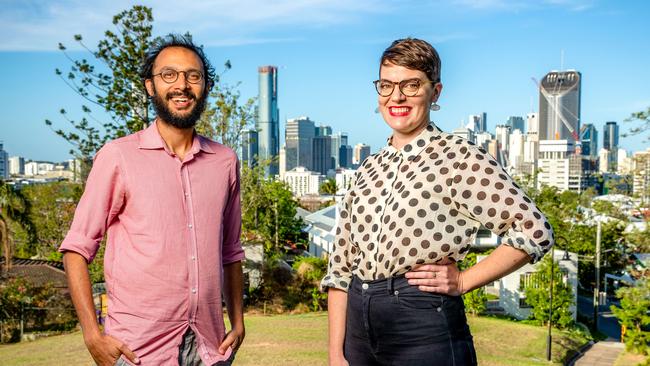 Jonathan Sriranganathan and Amy McMahon. Picture: Richard Walker