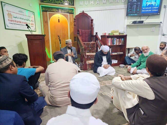 Inside the cottage of the Al-Madinah Mosque.