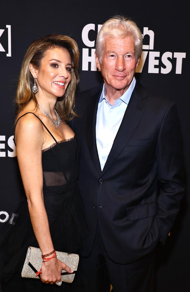 Richard Gere and Alejandra Gere attend the 2024 City Harvest Gala at Cipriani 42nd Street on April 10 in New York City. Picture: Theo Wargo/Getty Images