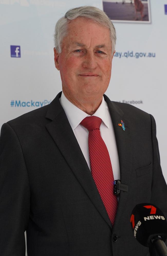 Mackay Regional Council Mayor Greg Williamson said in his view, holding a by-election to replace Ms Hassan if she wins at the upcoming state election would be a “huge impost” on the council’s budget. Picture: Heidi Petith