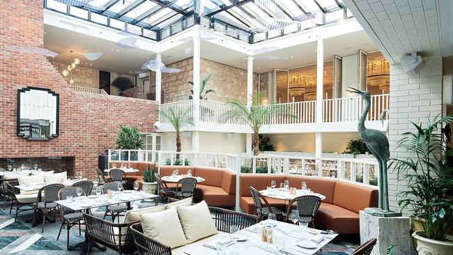 The airy Atrium restaurant. Picture: Kris Paulsen & Greg Elms.