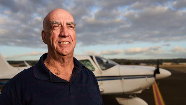 From hero to zero. Former commercial pilot Rod Lovell. Picture: MATT LOXTON