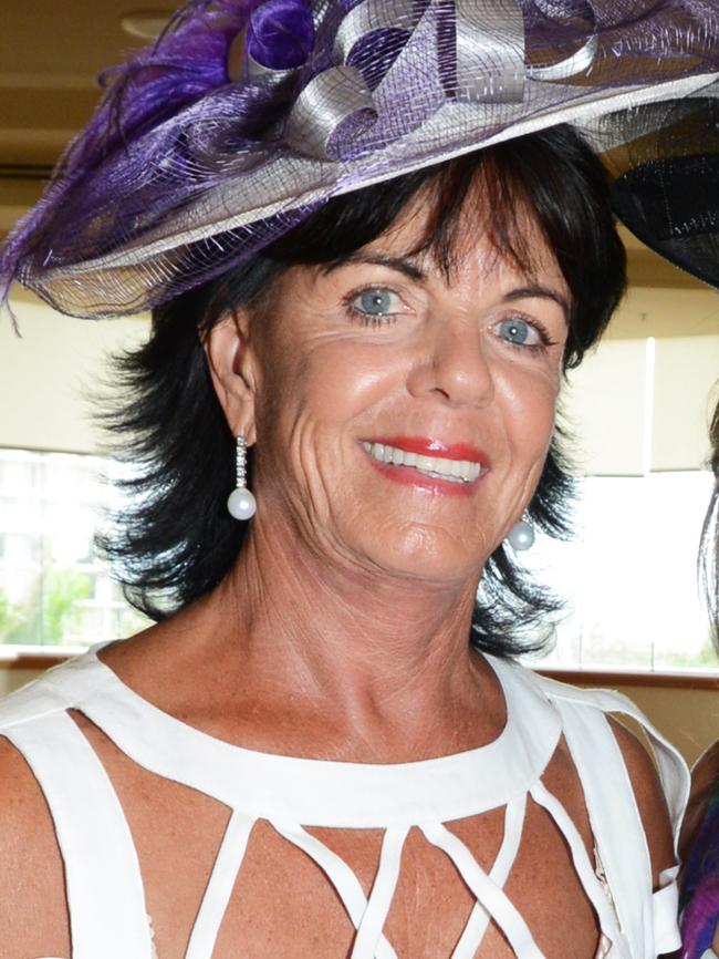 Mrs Vieira at a racing function.