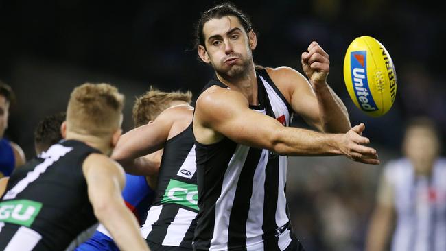 Collingwood’s Brodie Grundy. Picture: Michael Klein