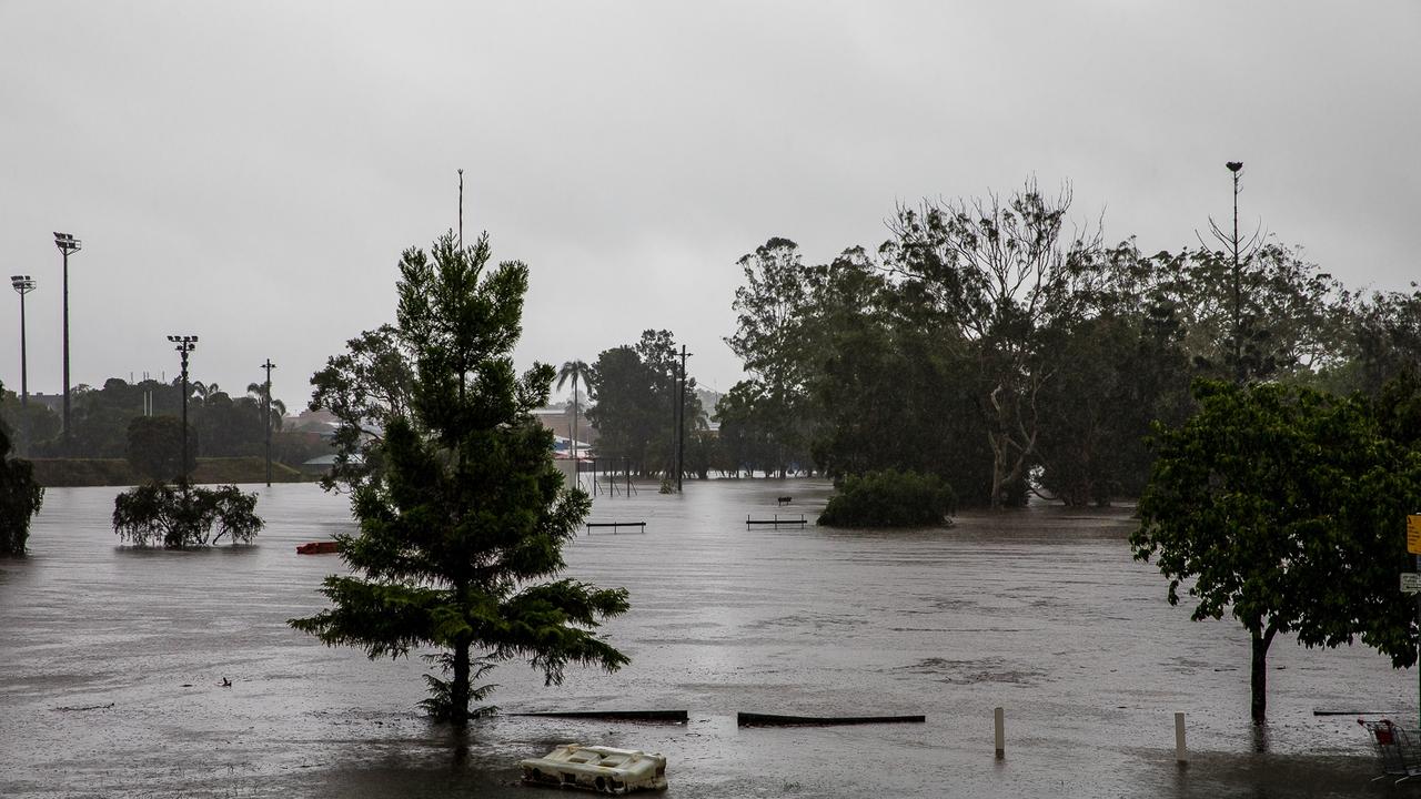 Lismore floods on December 16, 2020.